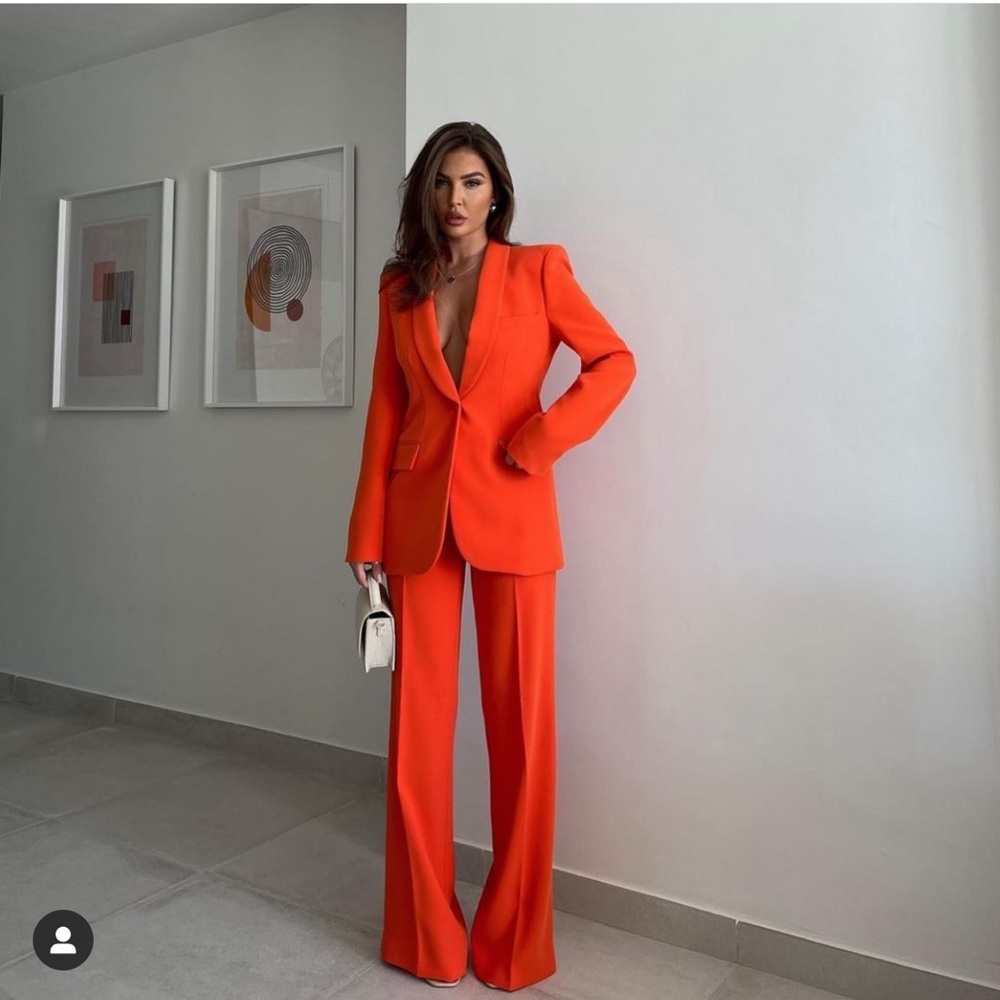 ZARA 2 Piece Blazer And Flare Pants